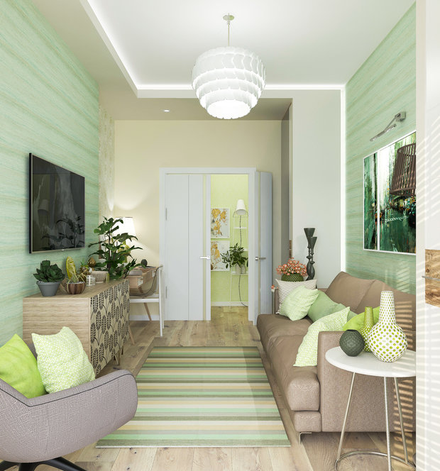 Фото из портфолио Спальня "Mojito" – фотографии дизайна интерьеров на INMYROOM