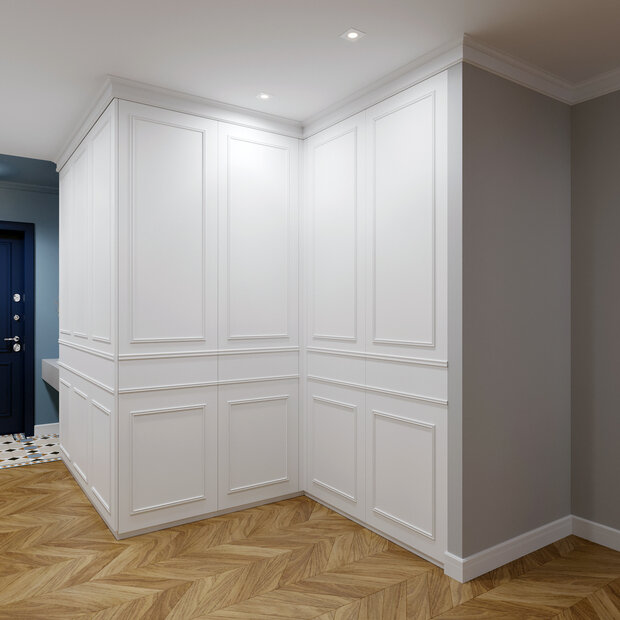 Фотография: Прихожая в стиле Современный, Эклектика, Квартира, Проект недели, Самара, 3 комнаты, Более 90 метров, Айгуль Султанова – фото на INMYROOM