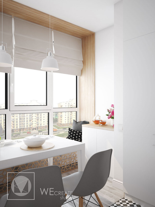 Фото из портфолио Квартира в скандинавском стиле – фотографии дизайна интерьеров на INMYROOM
