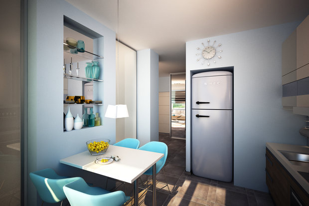 Фотография: Кухня и столовая в стиле Современный, Квартира, Дома и квартиры, Проект недели – фото на INMYROOM