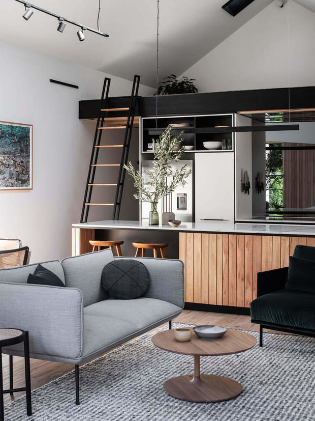 Фотография: Кухня и столовая в стиле Эко, Современный, Дом, Белый, Черный, Бежевый, Дом и дача – фото на INMYROOM