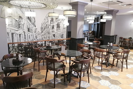 Ресторан "Del Toro Grill&Bar" улица Арбат.Дизайнер Ольга Алексеева.