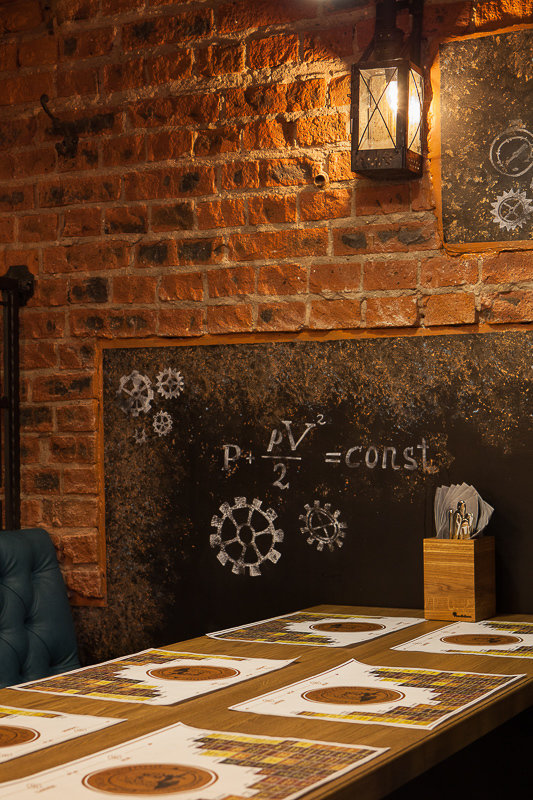 Фото из портфолио Ресторан "Закон Бернулли" – фотографии дизайна интерьеров на INMYROOM