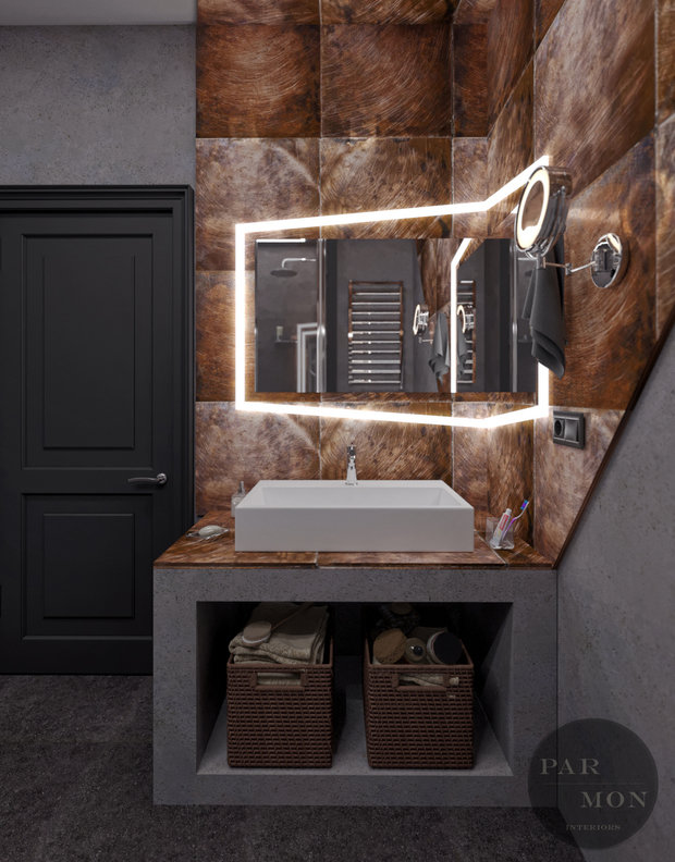Фото из портфолио Нежный Brutal – фотографии дизайна интерьеров на INMYROOM