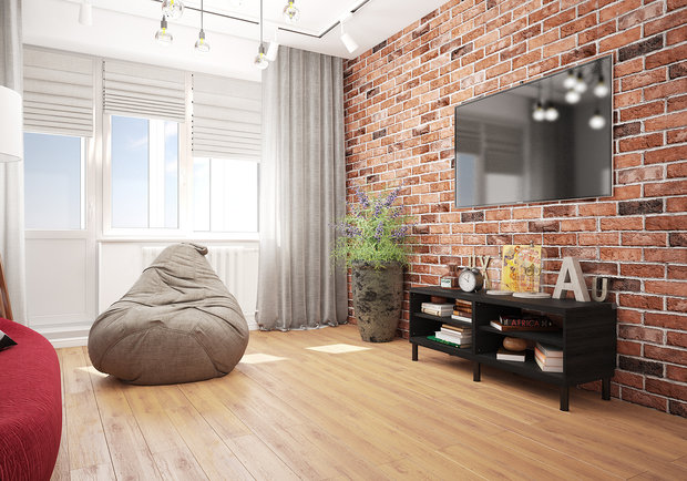 Фотография: Гостиная в стиле Лофт – фото на INMYROOM