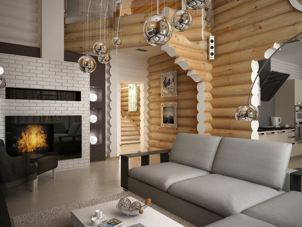 Фото из портфолио Деревенский hi-tech. – фотографии дизайна интерьеров на INMYROOM