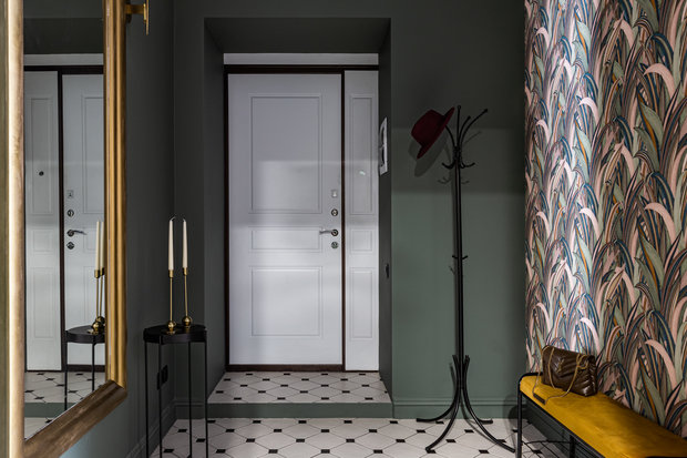 Фотография: Прихожая в стиле Современный, Эклектика, Квартира, Проект недели, Санкт-Петербург, 2 комнаты, 40-60 метров, Наталья Березина – фото на INMYROOM