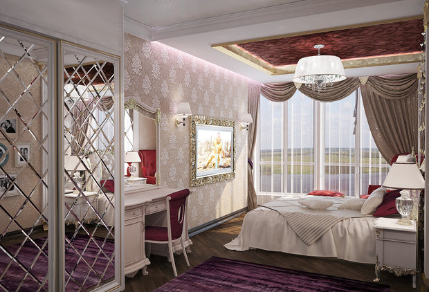 Фото из портфолио Спальня кв Юбилейный – фотографии дизайна интерьеров на INMYROOM