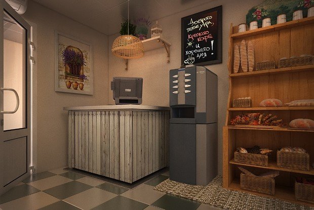 Фото из портфолио Магазин фермерских товаров "Щедрая околица" – фотографии дизайна интерьеров на INMYROOM