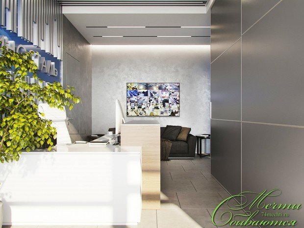 Фото из портфолио Приёмная и переговорная в офисе – фотографии дизайна интерьеров на INMYROOM