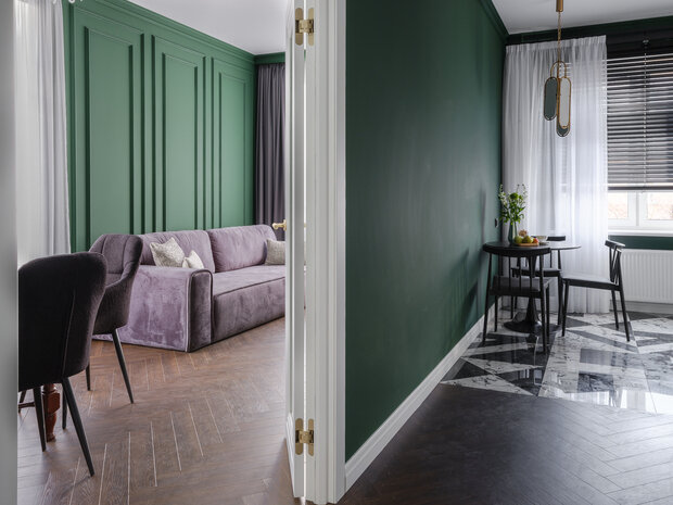 Фотография: Кухня и столовая в стиле Современный, Квартира, Проект дня, Сталинка, Кирпичный дом, 4 и больше, 60-90 метров, Санкт-Петербруг – фото на INMYROOM