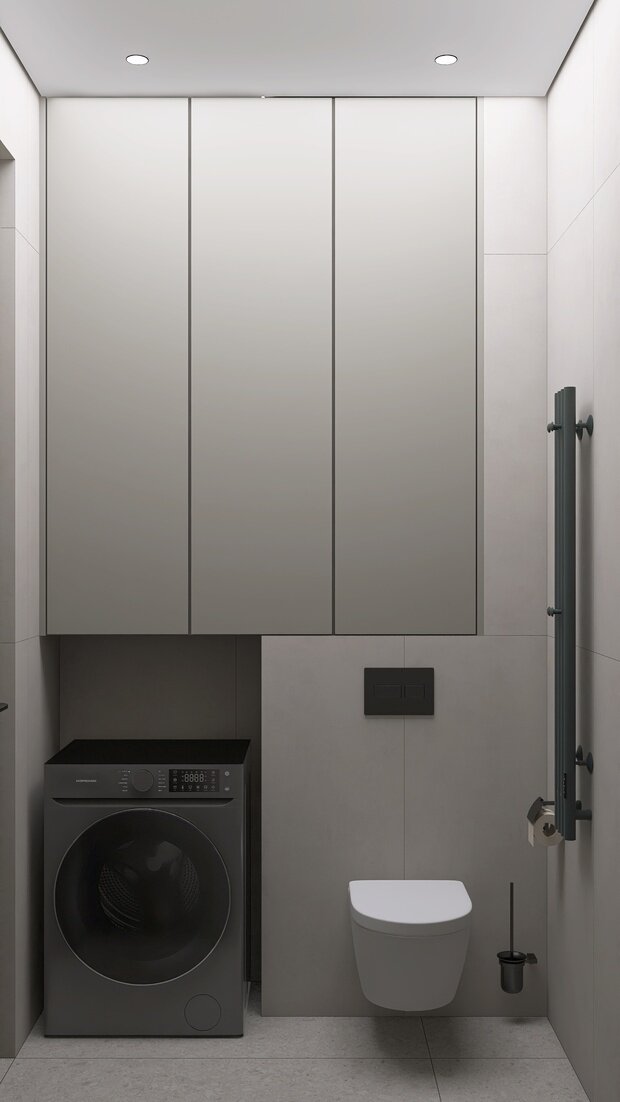 Фото из портфолио Двухкомнатная квартира для пары с ребенком – фотографии дизайна интерьеров на INMYROOM