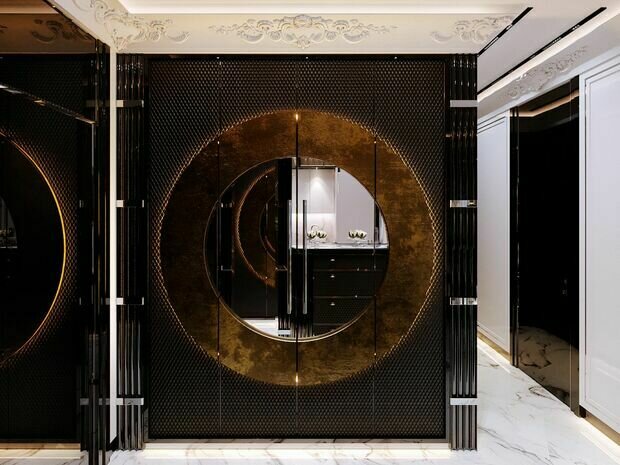 Фото из портфолио Квартира 55,5 м² в ЖК Селигер Сити: дорогие и оригинальные решения на каждом м² – фотографии дизайна интерьеров на INMYROOM