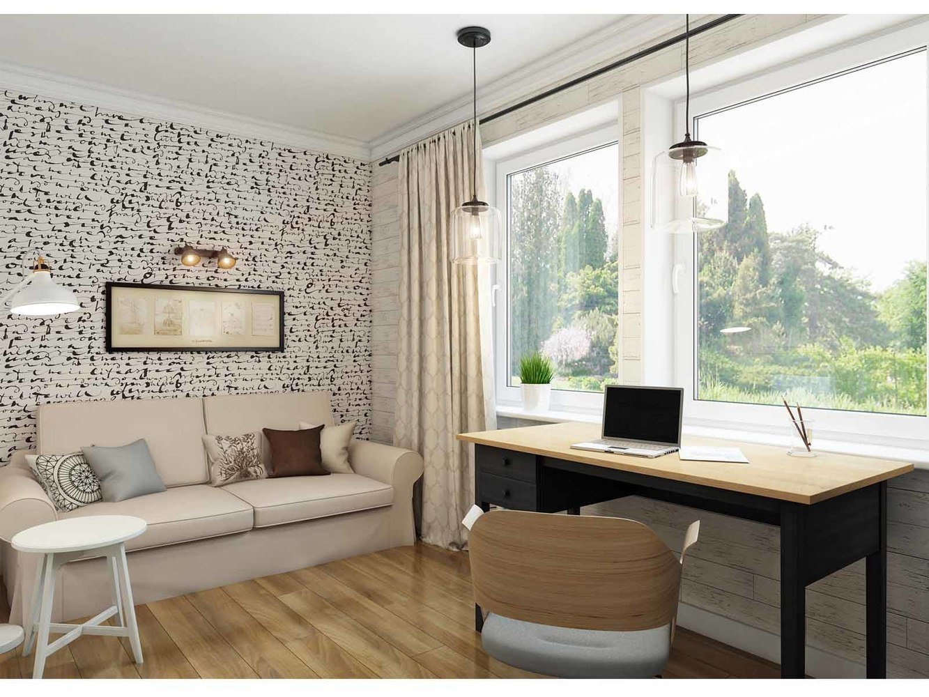 Фото из портфолио "Дом с видом на счастье". Проект дома 120 кв.м. – фотографии дизайна интерьеров на INMYROOM Фото из портфолио "Дом с видом на счастье". Проект дома 120 кв.м. – фотографии дизайна интерьеров на INMYROOM