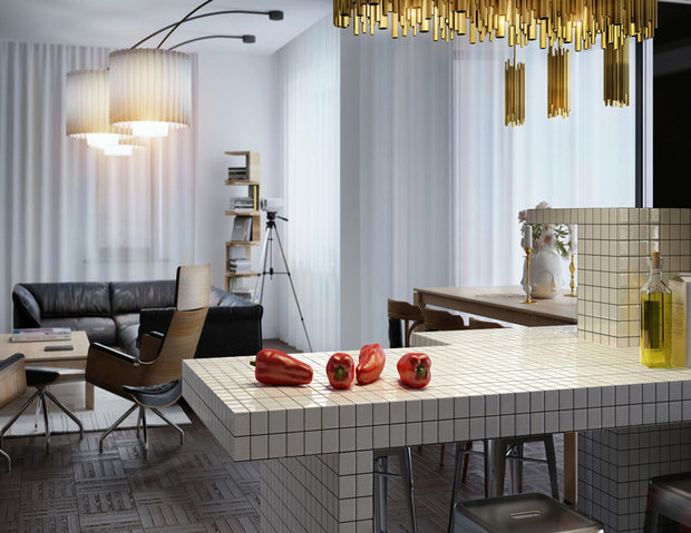 Фото из портфолио Апартаменты в Москве – фотографии дизайна интерьеров на INMYROOM