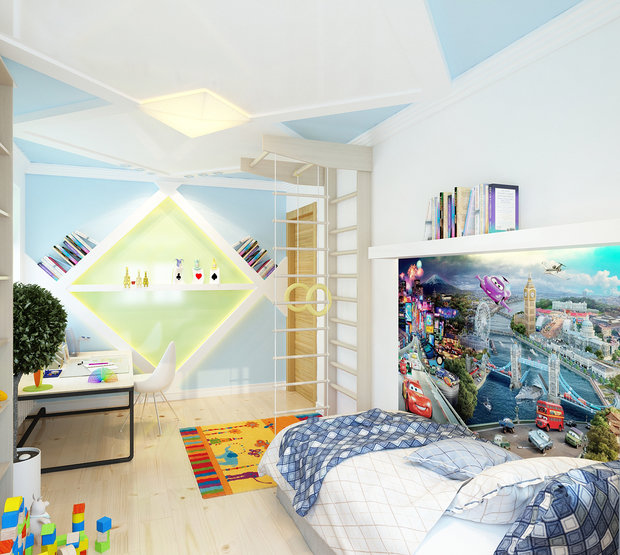 Фото из портфолио Квартира для молодой семьи – фотографии дизайна интерьеров на INMYROOM