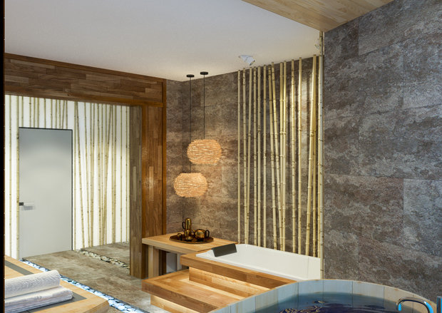 Фото из портфолио Дизайн банного комплекса – фотографии дизайна интерьеров на INMYROOM