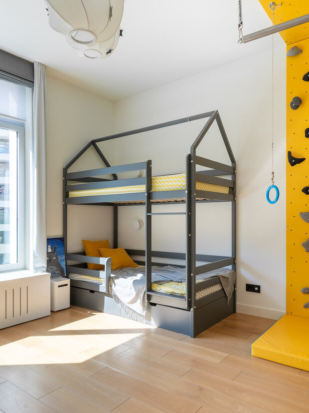 Фотография: Детская в стиле Современный, Минимализм, Квартира, Проект дня, Санкт-Петербург, 4 и больше, Более 90 метров, Анна Пенедюк – фото на INMYROOM