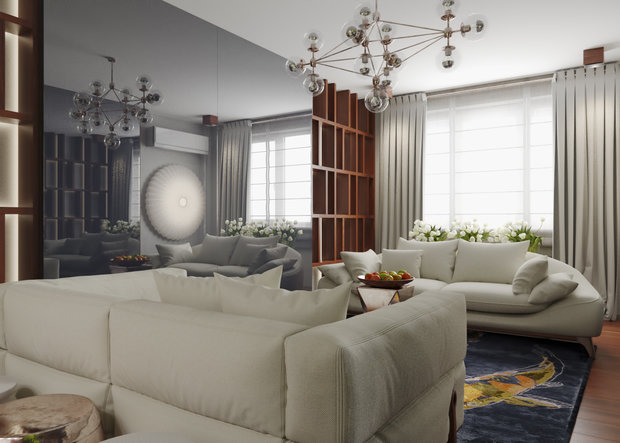 Фото из портфолио Квартира 110 м2 г. Москва – фотографии дизайна интерьеров на INMYROOM