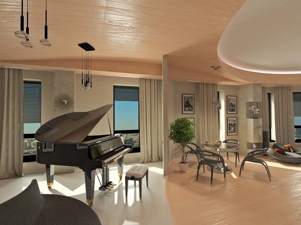 Фото из портфолио Квартира музыканта – фотографии дизайна интерьеров на INMYROOM