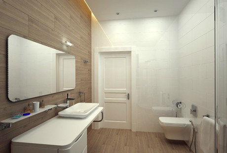 Ванные комнаты. Таунхаус Подмосковье.