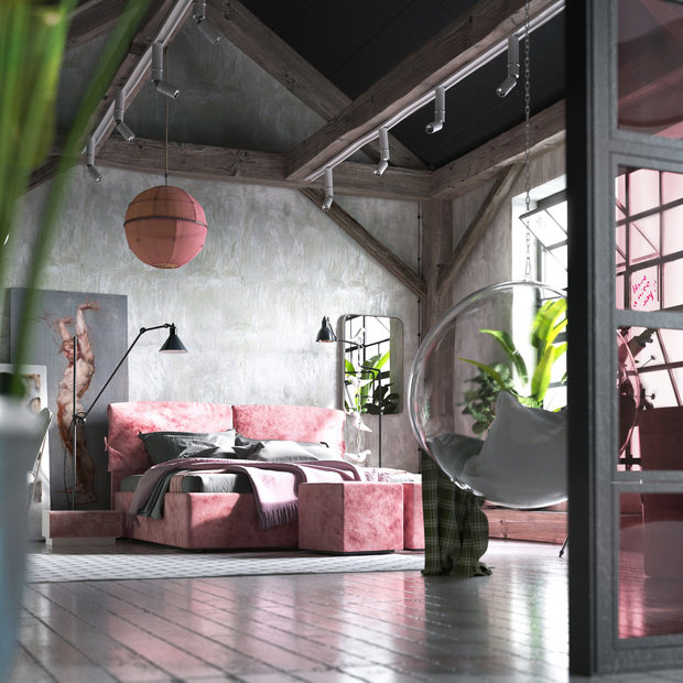 Фото из портфолио Её лофт – фотографии дизайна интерьеров на INMYROOM