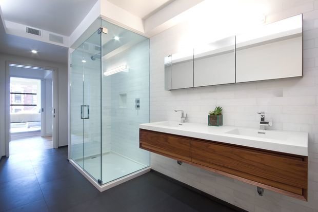 Фотография: Ванная в стиле Минимализм,  – фото на INMYROOM