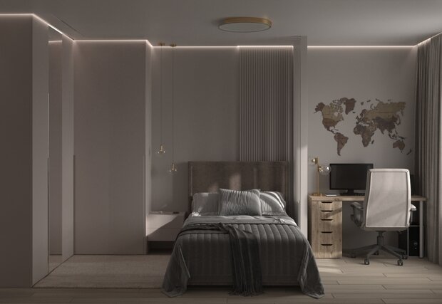 Фото из портфолио Квартира 85 м2. Москва – фотографии дизайна интерьеров на INMYROOM