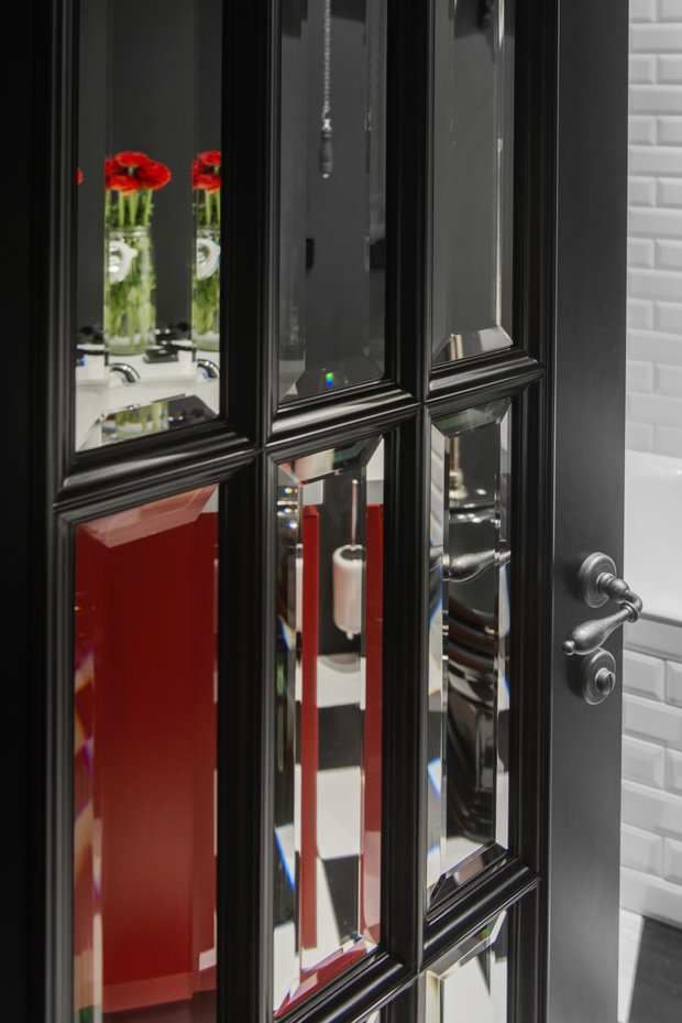 Фотография: Ванная в стиле Эклектика, Квартира, Проект недели, Москва, Кирпичный дом, 3 комнаты, 40-60 метров, Маша Кунякина – фото на INMYROOM