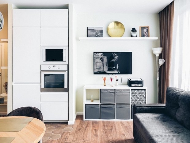 Фото из портфолио Квартира в пастельных тонах – фотографии дизайна интерьеров на INMYROOM