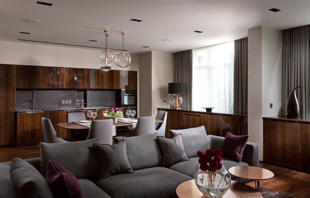 Фото из портфолио Grey and Walnut – фотографии дизайна интерьеров на INMYROOM