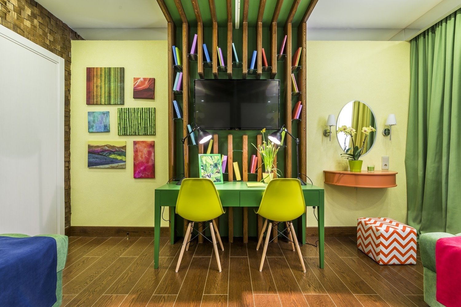 Фото из портфолио Солнечные джунгли – фотографии дизайна интерьеров на INMYROOM Фото из портфолио Солнечные джунгли – фотографии дизайна интерьеров на INMYROOM