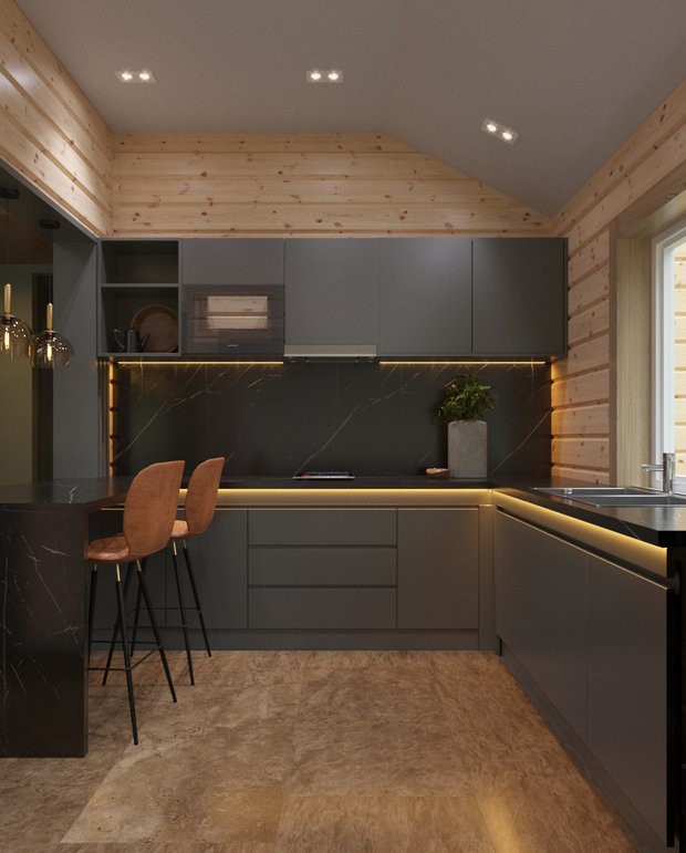 Фото из портфолио Гранат – фотографии дизайна интерьеров на INMYROOM