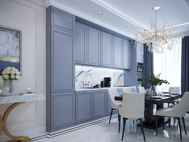 Фото из портфолио Дизайн-проект частной квартиры ЖК "Рассказово" 93,1 м² – фотографии дизайна интерьеров на INMYROOM