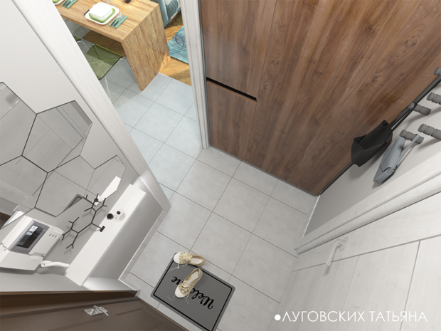 Фото из портфолио квартира студия 29 м2 – фотографии дизайна интерьеров на INMYROOM
