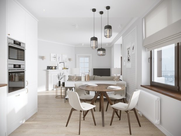 Фото из портфолио Квартира в скандинавском стиле, 70 м2 – фотографии дизайна интерьеров на INMYROOM