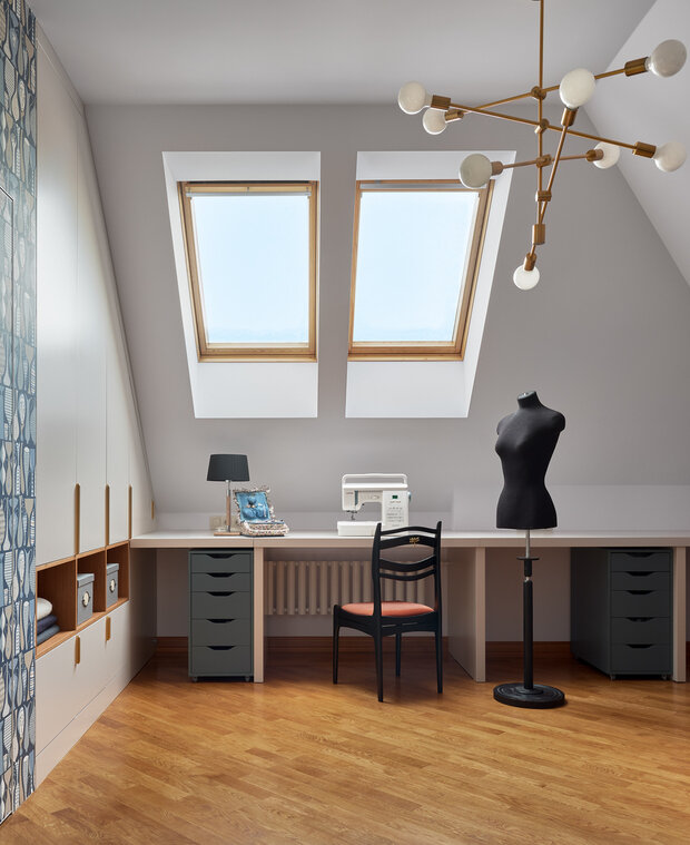 Фотография: Кабинет в стиле Классический, Современный, Дом, Проект недели, Дом и дача, 4 и больше, Более 90 метров, Истра, Анна Данилова – фото на INMYROOM