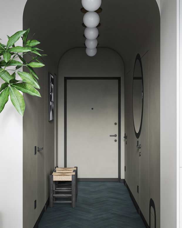 Фотография: Прихожая в стиле Лофт, Эклектика, Квартира, Проект недели, Москва, Макс Жуков, To Taste, 3 комнаты, 60-90 метров – фото на INMYROOM