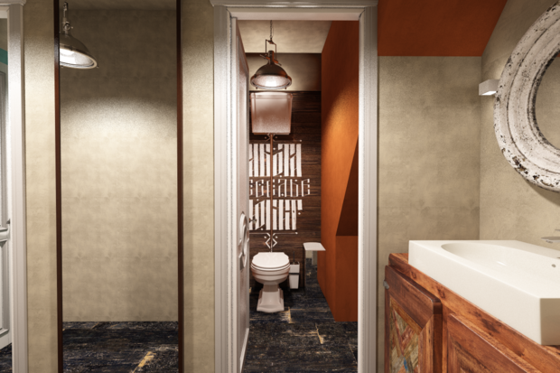 Фото из портфолио Дизайн-проект ресторана Лён – фотографии дизайна интерьеров на INMYROOM