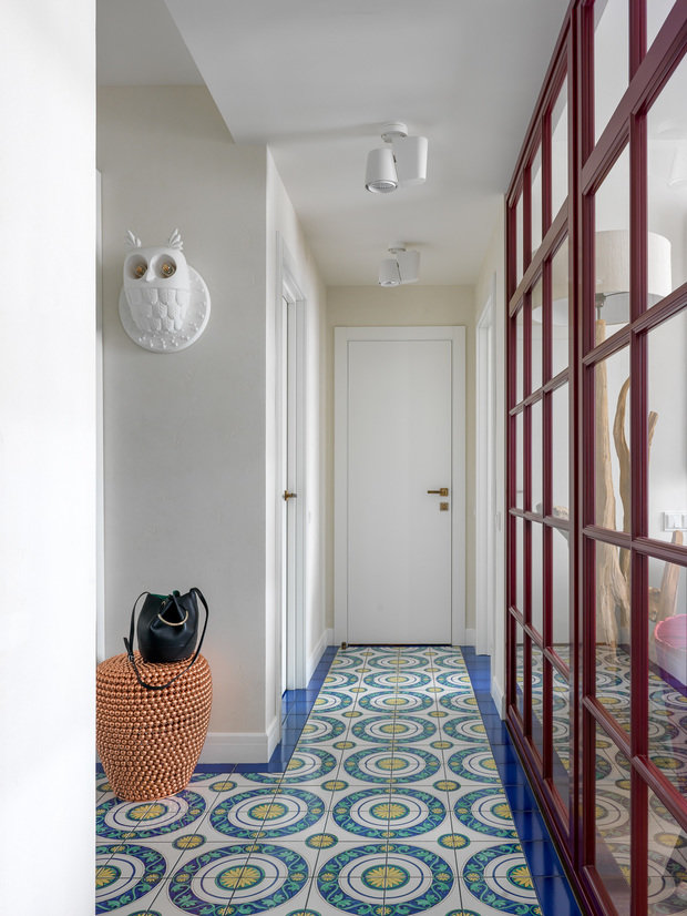 Фотография: Прихожая в стиле Восточный, Эклектика, Квартира, Проект дня, Москва, Монолитный дом, Дарья Василькова, 2 комнаты, 60-90 метров, Art Group – фото на INMYROOM