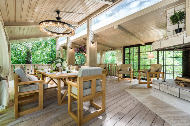 Фото из портфолио ЛЕТНЯЯ ВЕРАНДА – фотографии дизайна интерьеров на INMYROOM