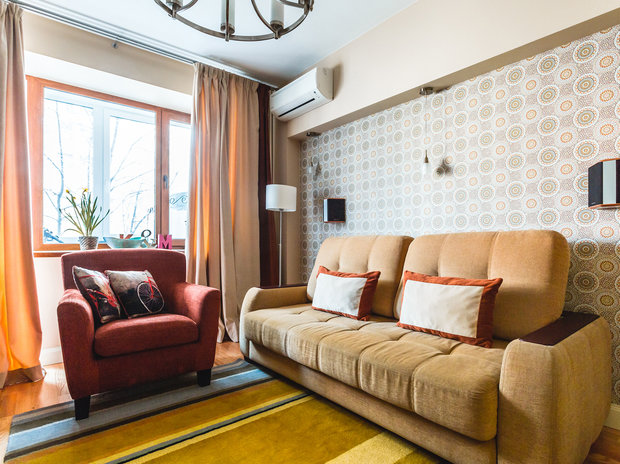 Фотография: Гостиная в стиле Современный, Классический, Квартира, Проект недели, Jazzberry – фото на INMYROOM