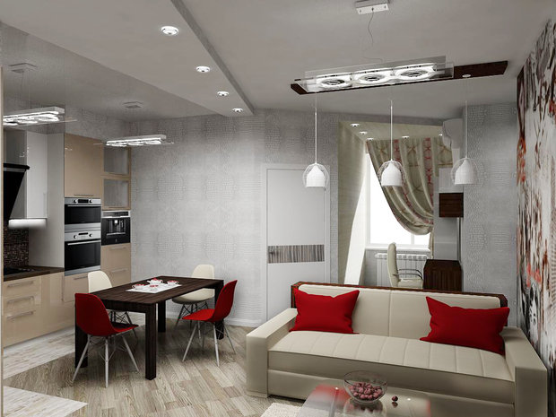 Фото из портфолио Квартира в современном стиле с нотками Скандинавии, 77 кв.м. Краснодар – фотографии дизайна интерьеров на INMYROOM