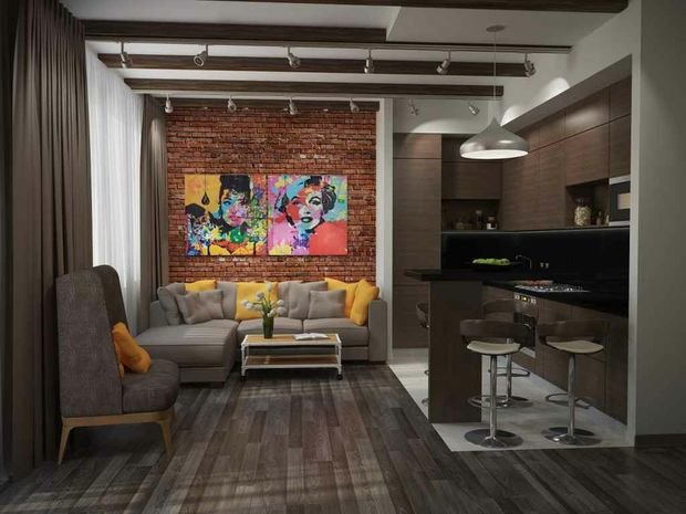 Фото из портфолио Стиль Loft – фотографии дизайна интерьеров на INMYROOM
