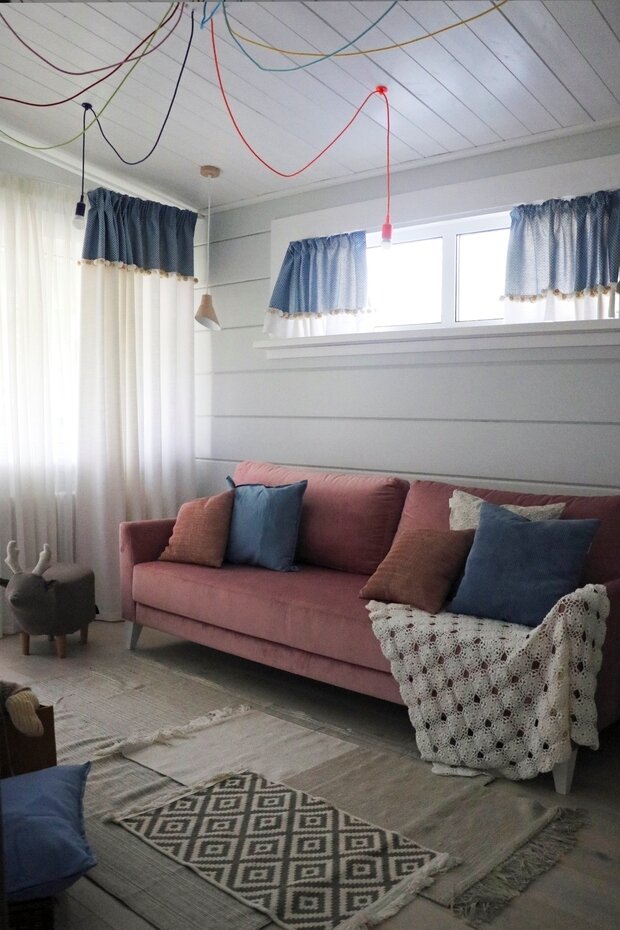 Фотография: Детская в стиле Скандинавский, Современный, Эклектика, Эко, Дом, Проект недели, Дом и дача, Московская область, Виктория Качуровская, Александра Бронникова, 4 и больше, Более 90 метров, Черноголовка, Twosides.pro, Дмитрий Шешунов – фото на INMYROOM