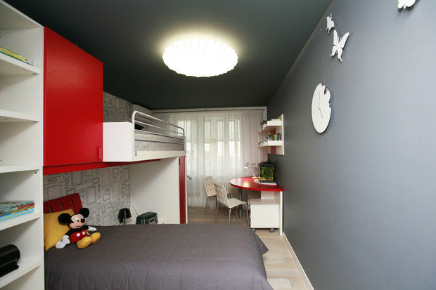 Фотография: Детская в стиле Хай-тек, Квартира, Дома и квартиры, Перепланировка, Ремонт – фото на INMYROOM