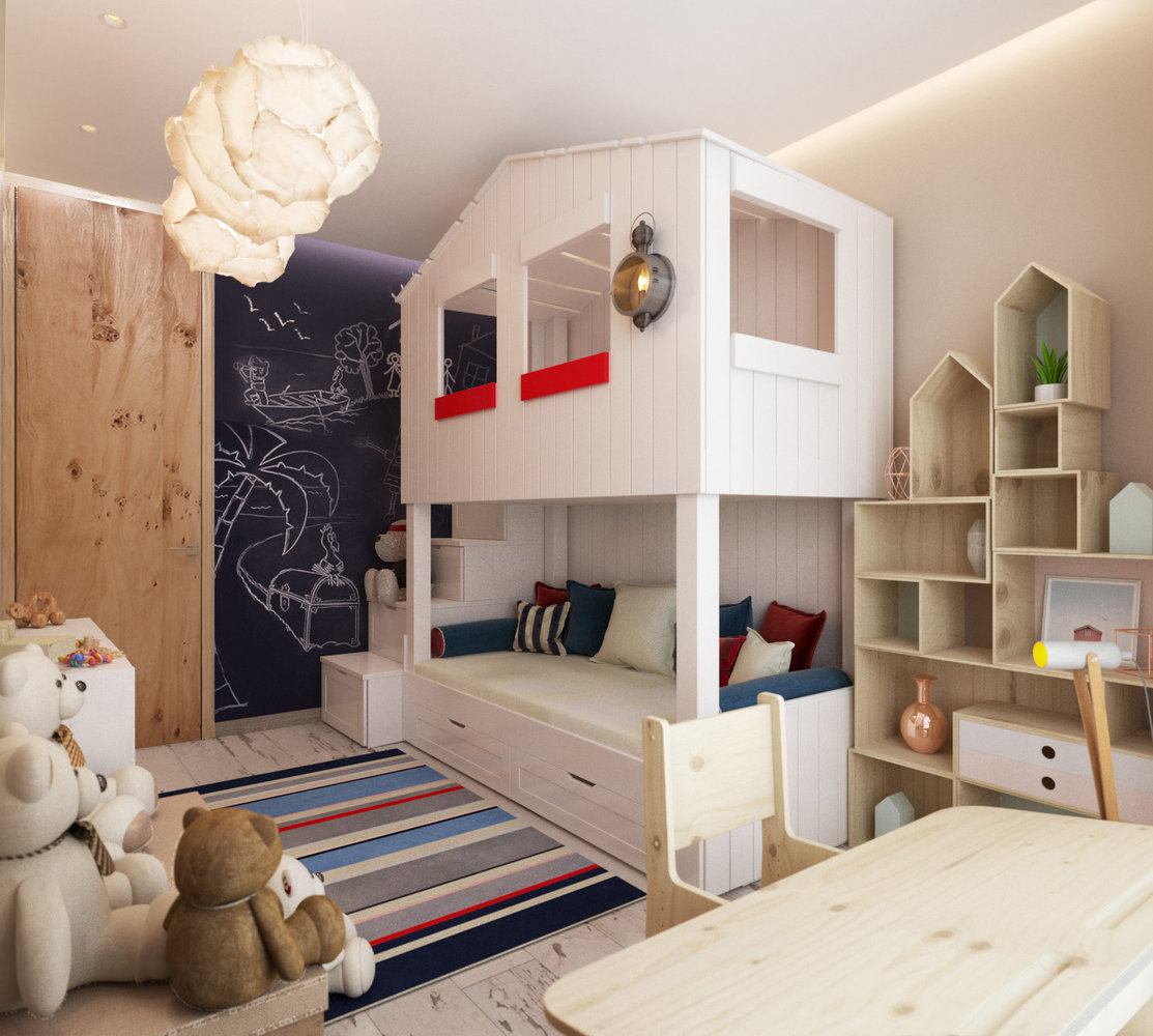 Фотография: Детская в стиле Эко, Современный, Эклектика, Квартира, Проект недели, Монолитный дом, 3 комнаты, 60-90 метров, Москав, Liberta Interior, Инна Кликина – фото на INMYROOM Фотография: Детская в стиле Эко, Современный, Эклектика, Квартира, Проект недели, Монолитный дом, 3 комнаты, 60-90 метров, Москав, Liberta Interior, Инна Кликина – фото на INMYROOM