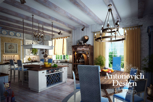 Фото из портфолио Дизайн проект для звезд от студии ANTONOVICH DESIGN. Уютное гнездышко Пресняковых. – фотографии дизайна интерьеров на INMYROOM