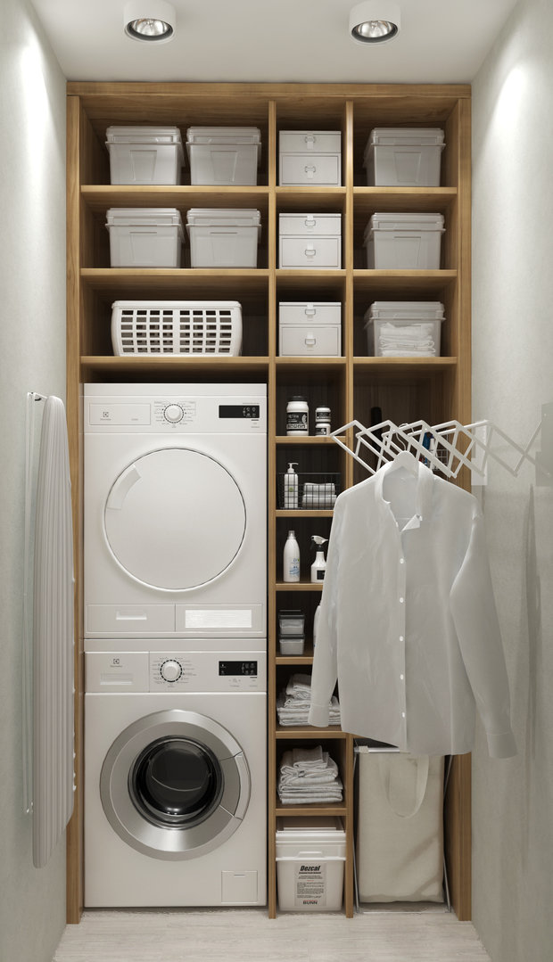 Фото из портфолио Интерьер квартиры для семьи из 3х человек и собаки. – фотографии дизайна интерьеров на INMYROOM