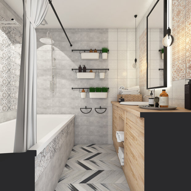 Фото из портфолио Riverside. Квартира в стиле фьюжн – фотографии дизайна интерьеров на INMYROOM